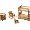 Детский набор мебели из дерева "Детская" - HK-M005