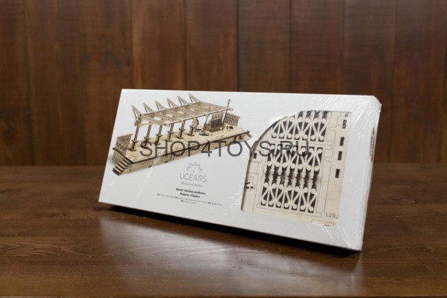 Деревянный 3D конструктор Ugears "Перрон" - 70013 Деревянный 3D конструктор Ugears "Перрон" - 70013