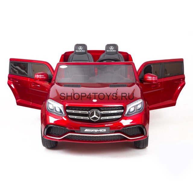 Детский электромобиль Mercedes Benz GLS63 LUXURY 4x4 12V 2.4G - Red - HL228-LUX-R