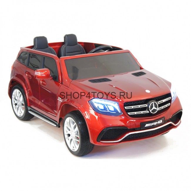 Детский электромобиль Mercedes Benz GLS63 LUXURY 4x4 12V 2.4G - Red - HL228-LUX-R