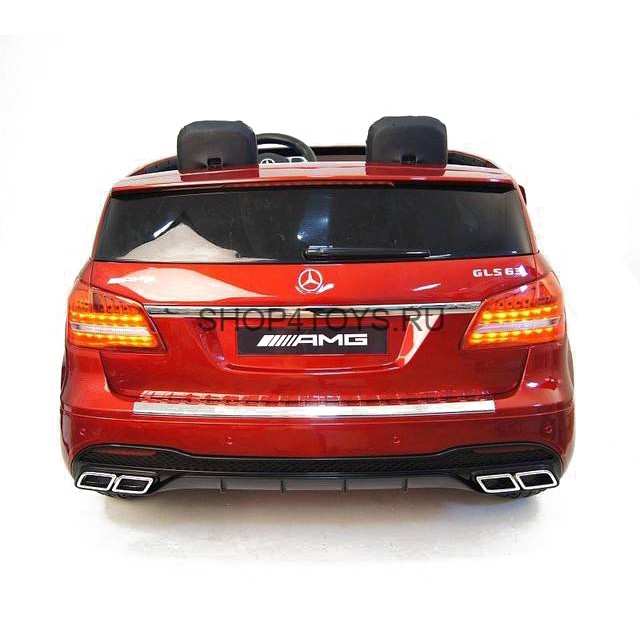 Детский электромобиль Mercedes Benz GLS63 LUXURY 4x4 12V 2.4G - Red - HL228-LUX-R