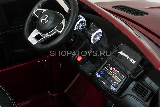 Детский электромобиль Mercedes Benz GLS63 LUXURY 4x4 12V 2.4G - Red - HL228-LUX-R