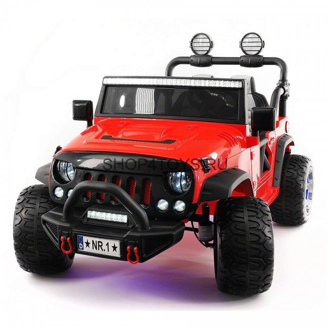 Электромобиль Jeep Wrangler Red 4WD - SX1718-A Электромобиль Jeep Wrangler Red 4WD - SX1718-A