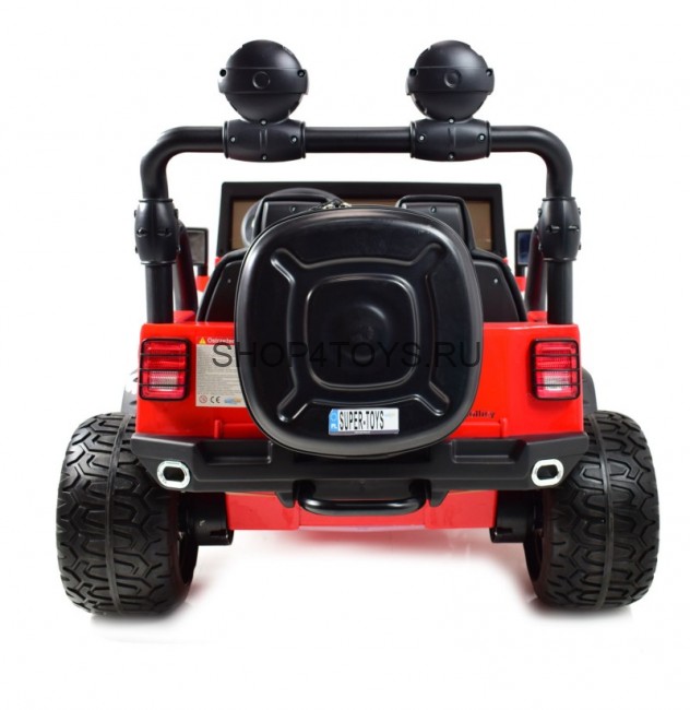 Электромобиль Jeep Wrangler Red 4WD - SX1718-A Электромобиль Jeep Wrangler Red 4WD - SX1718-A