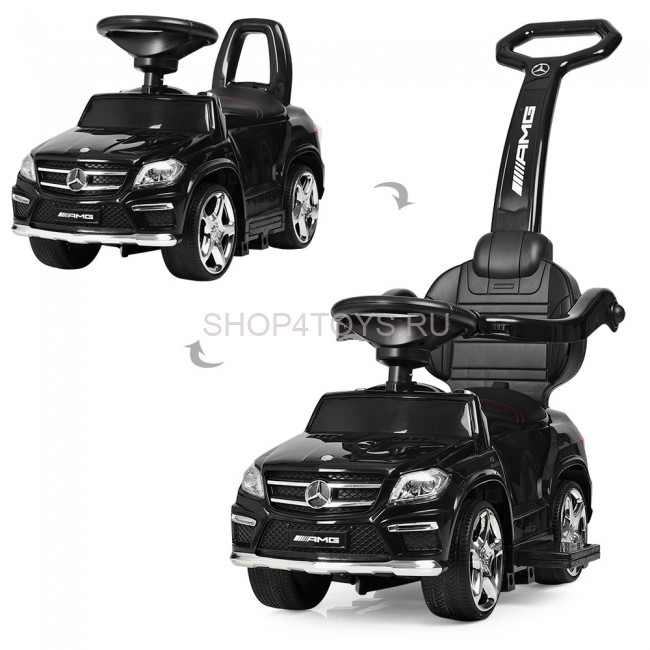 Детский электромобиль - каталка Mercedes GL63 AMG Black LUXURY - SX1578H Детский электромобиль - каталка Mercedes GL63 AMG Black LUXURY - SX1578H
