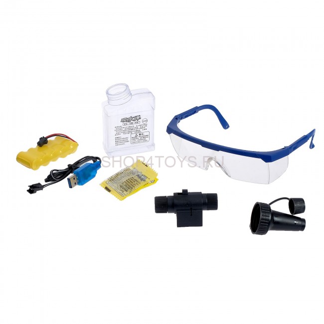 Автомат с гелевыми пулями на аккумуляторе (2 режима стрельбы + лазер) - CS-A47N