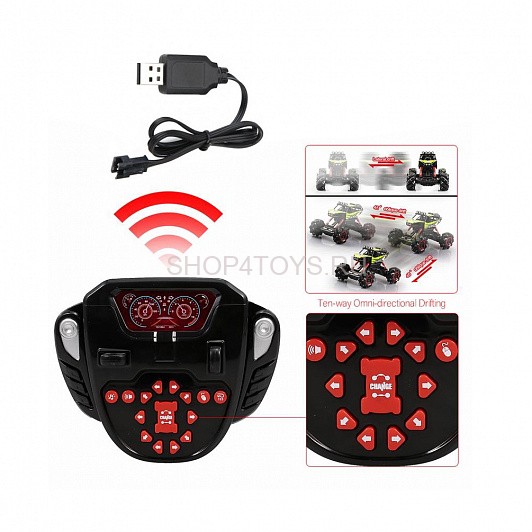 Радиоуправляемый гоночный джип-акробат Zhorya (31 см, свет, звук) - ZYB-B3117