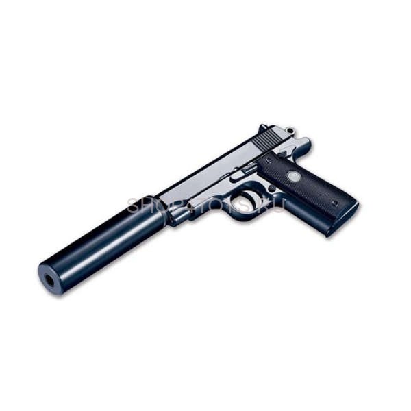 Пистолет металлический Colt Commander (пневматика, 27,5 см) - G.2A Пистолет металлический Colt Commander (пневматика, 27,5 см) - G.2A