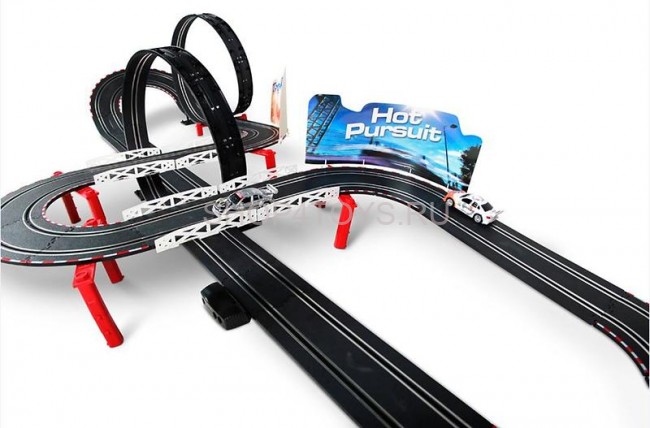 Гоночный автотрек JJ Slot Ралли (длина трека 913 см, от сети, 1:43) - JJ51-2