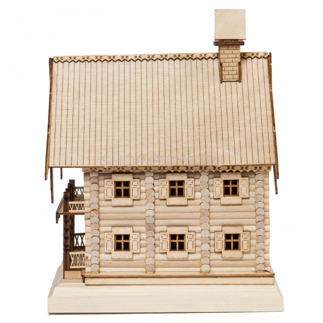 Конструктор из дерева "Изба" с инструментами - K02N Конструктор из дерева "Изба" с инструментами - K02N