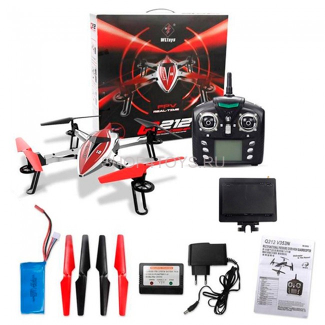Радиоуправляемый квадрокоптер WLToys Q212G Wi-Fi FPV RTF 2.4G - Q212G Радиоуправляемый квадрокоптер WLToys Q212G Wi-Fi FPV RTF 2.4G - Q212G