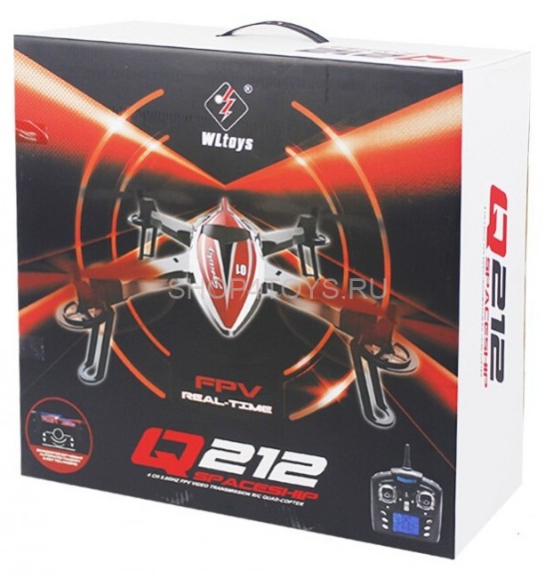 Радиоуправляемый квадрокоптер WLToys Q212G Wi-Fi FPV RTF 2.4G - Q212G Радиоуправляемый квадрокоптер WLToys Q212G Wi-Fi FPV RTF 2.4G - Q212G