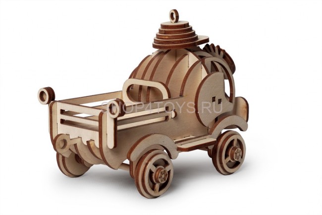 Деревянный конструктор Lemmo Грузовик "Степа" - 00-58 Деревянный конструктор Lemmo Грузовик "Степа" - 00-58