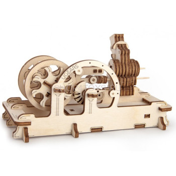 Деревянный 3D конструктор Ugears &quot;Пневматический  двигатель&quot; - 70009 Деревянный 3D конструктор Ugears "Пневматический
 двигатель" - 700009