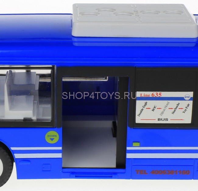 Радиоуправляемый автобус Double Eagles Blue 1:20 2.4G - E635-003