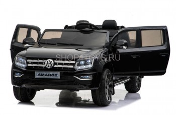 Детский электромобиль Volkswagen Amarok Black 4WD 2.4G - DMD-298-BLACK Детский электромобиль Volkswagen Amarok Black 4WD 2.4G - DMD-298-BLACK с полным приводом