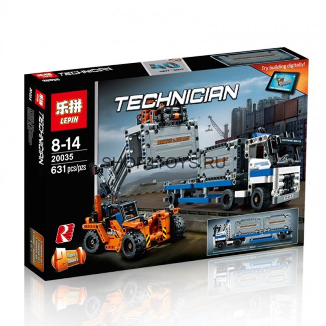 Конструктор Lepin 20035 Контейнерный терминал - Technic 42062