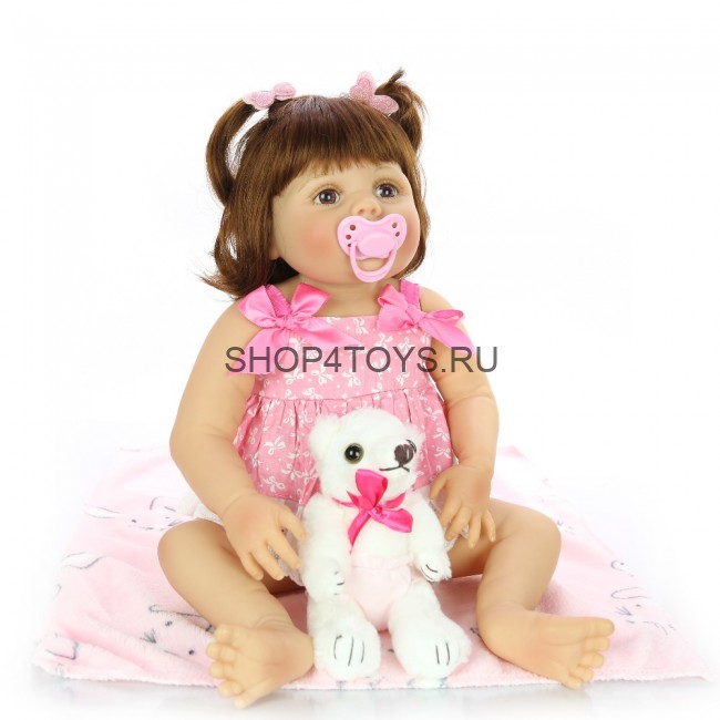 Реборн силиконовая девочка Алёна Реборн силиконовая девочка Алёна