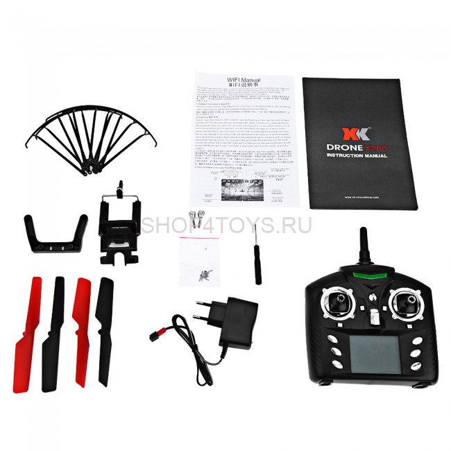 Радиоуправляемый квадрокоптер XK Innovation X260B WiFi FPV RTF - XK-X260-B Радиоуправляемый квадрокоптер XK Innovation X260B WiFi FPV RTF - XK-X260-B