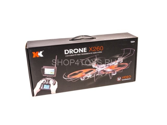 Радиоуправляемый квадрокоптер XK Innovation X260B WiFi FPV RTF - XK-X260-B Радиоуправляемый квадрокоптер XK Innovation X260B WiFi FPV RTF - XK-X260-B