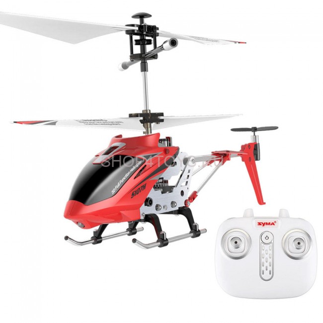 Радиоуправляемый вертолет Syma S107H RED 2.4G с функцией зависания - S107H Радиоуправляемый вертолет Syma S107H RED 2.4G с функцией зависания - S107H