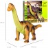 Радиоуправляемый динозавр - Брахиозавр (44 см, коричневый, свет, звук) - 9984