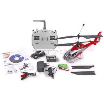 Радиоуправляемый вертолет E-sky EC-130 Hunter 2.4G - 003740 Радиоуправляемая модель вертолета E-Sky EC-130 Hunter - 003740 с новейшей 6-ти канальной аппаратурой.