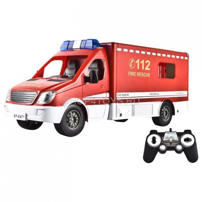 Радиоуправляемая пожарная машина Double Eagle 2.4G - E671-003 Радиоуправляемая пожарная машина Double Eagle 2.4G - E671-003