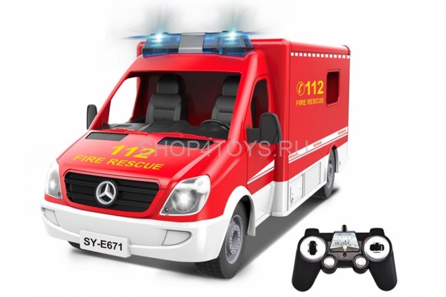Радиоуправляемая пожарная машина Double Eagle 2.4G - E671-003 Радиоуправляемая пожарная машина Double Eagle 2.4G - E671-003