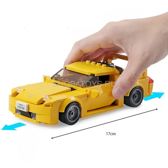 Конструктор CADA автомобиль Mazda FD35 RX-7, 278 элементов - C55013W Конструктор CADA автомобиль Mazda FD35 RX-7, 278 элементов - C55013W