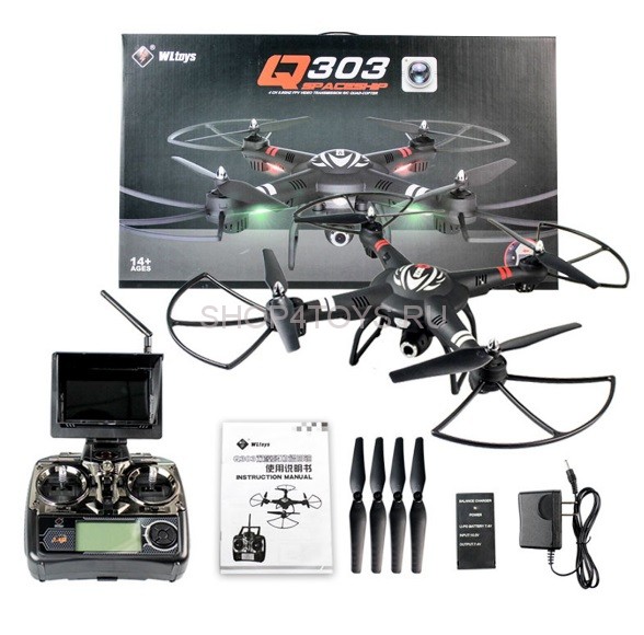 Радиоуправляемый квадрокоптер WLToys Q303A FPV 5.8G - WLT-Q303-A Радиоуправляемый квадрокоптер WLToys Q303A FPV 5.8G - WLT-Q303-A