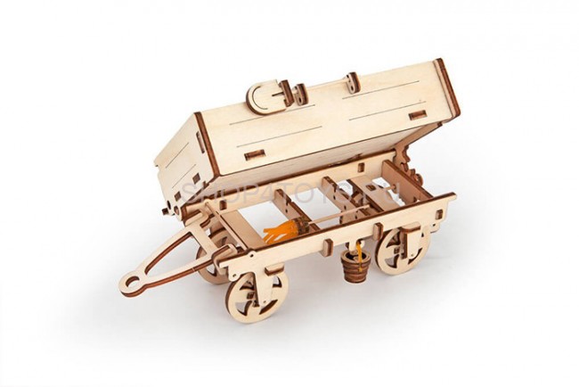 Деревянный 3D конструктор Ugears "Прицеп к трактору" - 70006 Деревянный 3D конструктор Ugears "Прицеп к трактору" - 70006