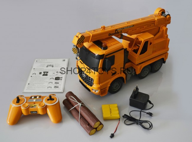 Радиоуправляемый автокран Mercedes-Benz Actros 1:20 2.4G - E526-003
