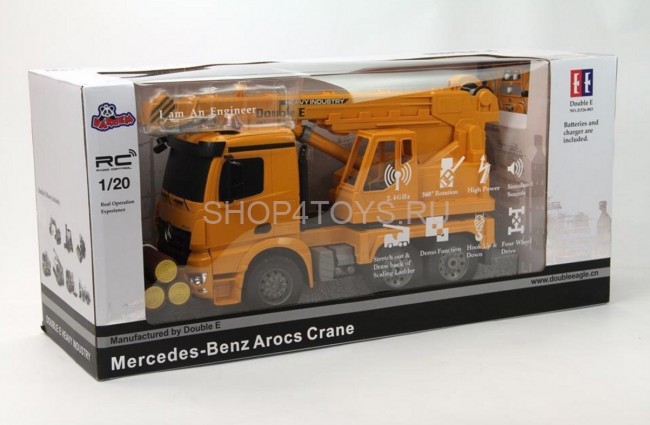 Радиоуправляемый автокран Mercedes-Benz Actros 1:20 2.4G - E526-003