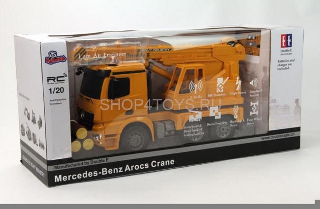 Радиоуправляемый автокран Mercedes-Benz Actros 1:20 2.4G - E526-003