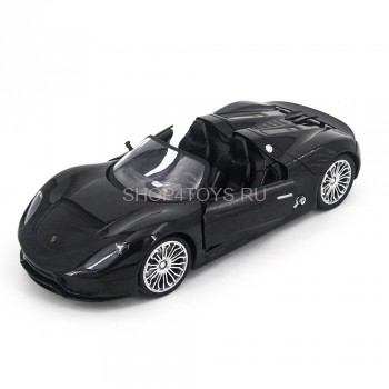 Радиоуправляемая машина Porsche 918 Spider Black 1:14 - 2246J Радиоуправляемая машина Porsche 918 Spider Black 1:14 - 2246J модель у которой открываются двери с пульта управления!