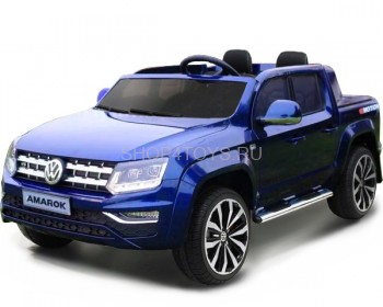 Детский электромобиль Volkswagen Amarok Blue 4WD 2.4G - DMD-298-BLUE Детский электромобиль Volkswagen Amarok Blue 4WD 2.4G - DMD-298-BLUE с полным приводом