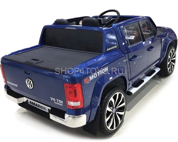 Детский электромобиль Volkswagen Amarok Blue 4WD 2.4G - DMD-298-BLUE Детский электромобиль Volkswagen Amarok Blue 4WD 2.4G - DMD-298-BLUE