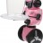 Розовый робот WL toys F4 c WiFi FPV камерой, управление через APP - WLT-F4-PINK