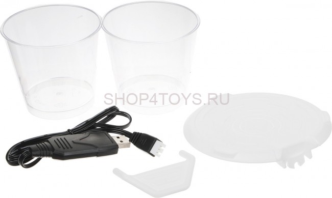 Розовый робот WL toys F4 c WiFi FPV камерой, управление через APP - WLT-F4-PINK