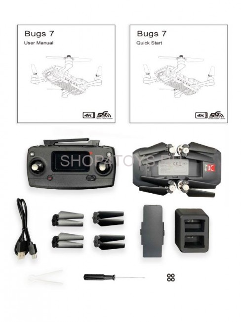 Радиоуправляемый квадрокоптер MJX Bugs 7 с камерой 4K - MJX-B7 Радиоуправляемый квадрокоптер MJX Bugs 7 с камерой 4K - MJX-B7