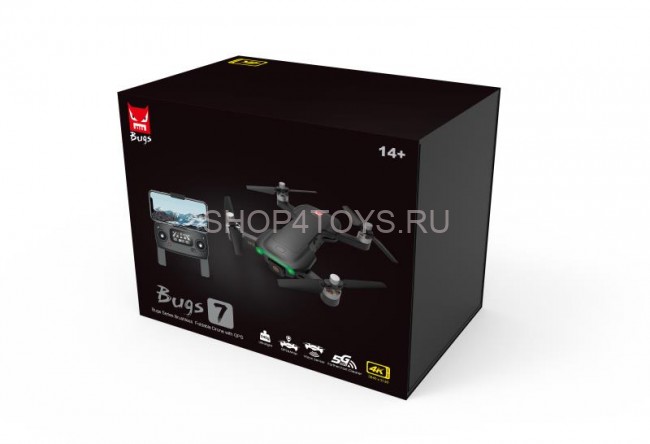 Радиоуправляемый квадрокоптер MJX Bugs 7 с камерой 4K - MJX-B7 Радиоуправляемый квадрокоптер MJX Bugs 7 с камерой 4K - MJX-B7