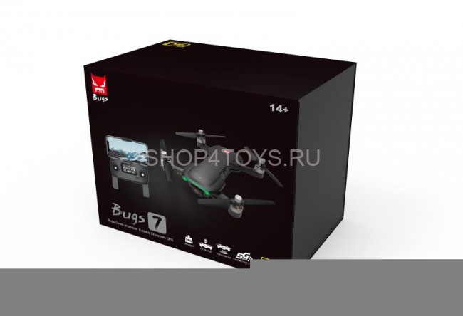 Радиоуправляемый квадрокоптер MJX Bugs 7 с камерой 4K - MJX-B7 Радиоуправляемый квадрокоптер MJX Bugs 7 с камерой 4K - MJX-B7