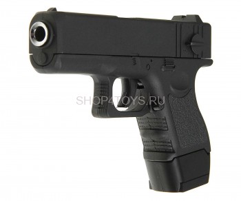 Пистолет металлический Glock 17 mini (пневматика, 14 см) - G.16 Пистолет металлический Glock 17 mini (пневматика, 14 см) - G.16