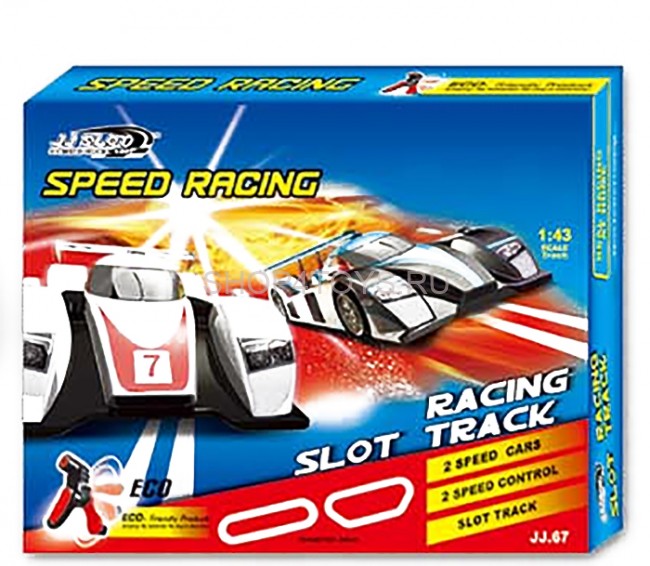 Гоночный автотрек JJ Slot Формула (длина трека 306 см, от сети, 1:43) - JJ67-2 Гоночный автотрек JJ Slot Формула (длина трека 306 см, от сети, 1:43) - JJ67-2