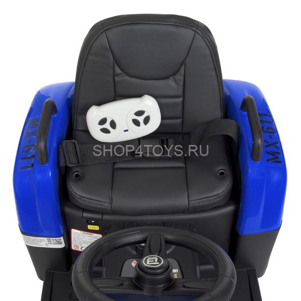 Детский электромобиль XMX трактор с ковшом (синий, EVA, пульт, 12V) - XMX611U-BLUE Детский электромобиль XMX трактор с ковшом (синий, EVA, пульт, 12V) - XMX611U-BLUE