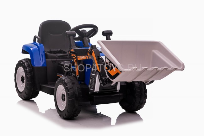 Детский электромобиль XMX трактор с ковшом (синий, EVA, пульт, 12V) - XMX611U-BLUE Детский электромобиль XMX трактор с ковшом (синий, EVA, пульт, 12V) - XMX611U-BLUE