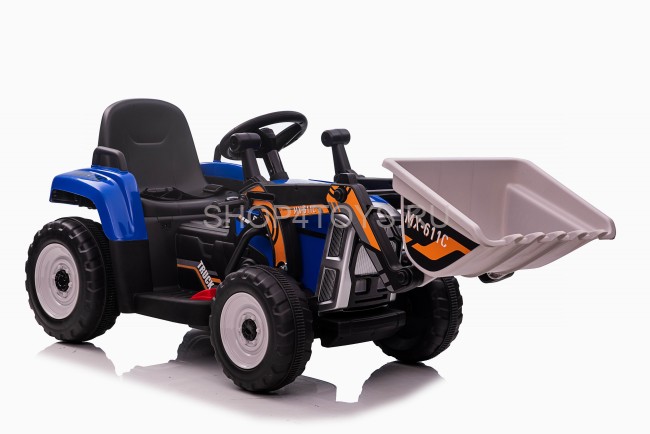 Детский электромобиль XMX трактор с ковшом (синий, EVA, пульт, 12V) - XMX611U-BLUE Детский электромобиль XMX трактор с ковшом (синий, EVA, пульт, 12V) - XMX611U-BLUE
