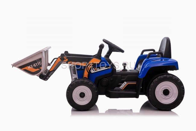 Детский электромобиль XMX трактор с ковшом (синий, EVA, пульт, 12V) - XMX611U-BLUE Детский электромобиль XMX трактор с ковшом (синий, EVA, пульт, 12V) - XMX611U-BLUE