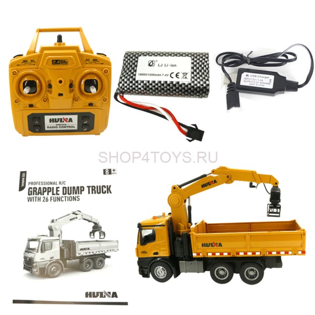 Радиоуправляемый самосвал-погрузчик HuiNa Toys 1:14 - HN1575 Радиоуправляемый самосвал-погрузчик HuiNa Toys 1:14 - HN1575